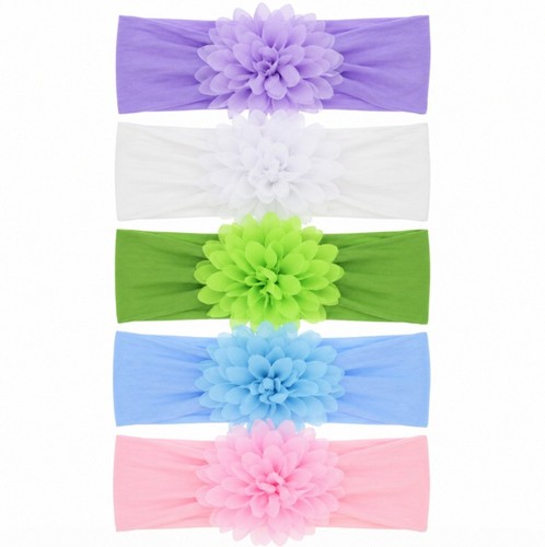 5pz fasce turbante bambina - turbante,
