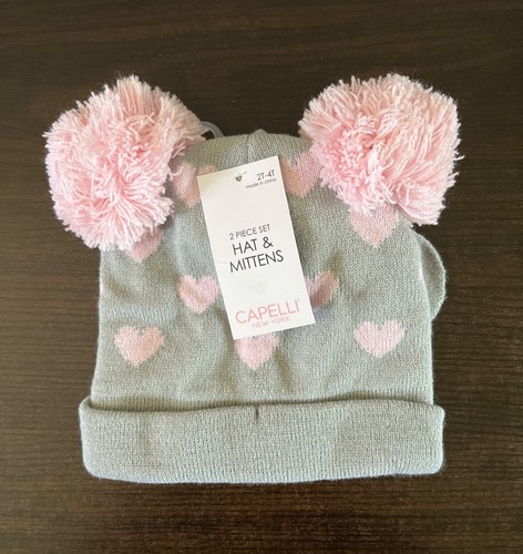 Cappello guanto doppio pom - guanto,