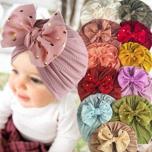 Cappello turbante neonata